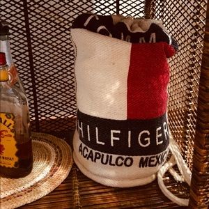 Vintage Printed Beach Sack